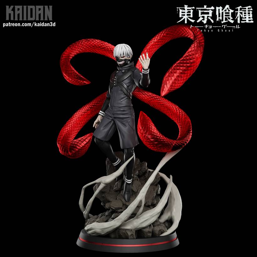 Kaidan 东京食尸鬼 金木研-P站图纸收藏馆