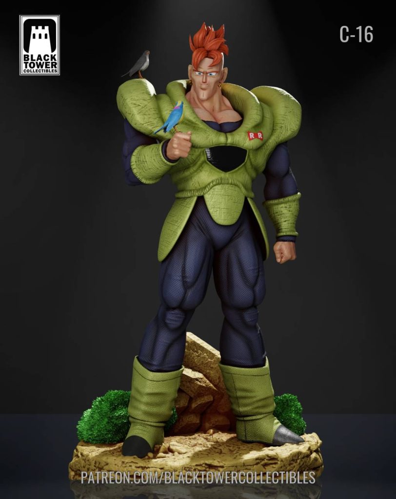 图片[2]-Black Towe 龙珠 人造人16号-P站图纸收藏馆