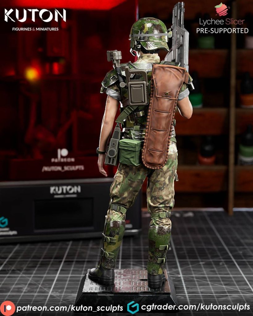 图片[2]-KUTON 异形 希克斯下士-P站图纸收藏馆