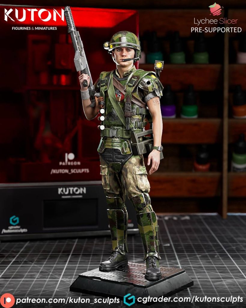 KUTON 异形 希克斯下士-P站图纸收藏馆