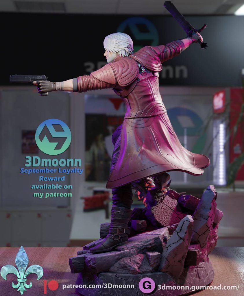 图片[2]-3Dmoonn 鬼泣 但丁-P站图纸收藏馆