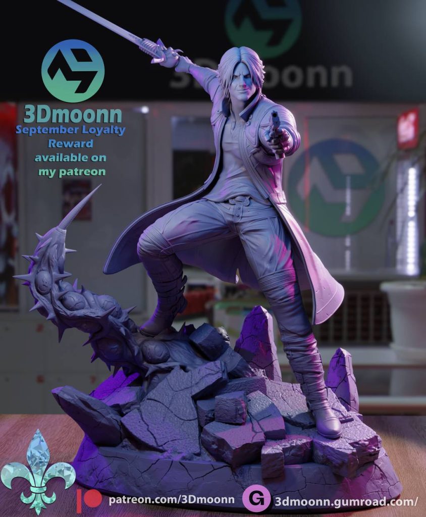 图片[3]-3Dmoonn 鬼泣 但丁-P站图纸收藏馆