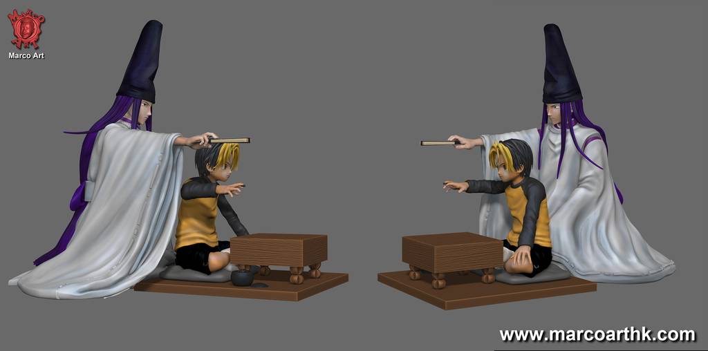 图片[2]-Marco Art 棋魂 进藤光和藤原佐为-P站图纸收藏馆