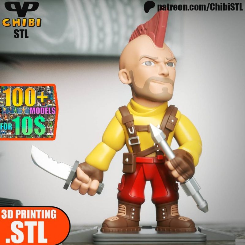 Chibi STL 漫威 克拉格林-P站图纸收藏馆