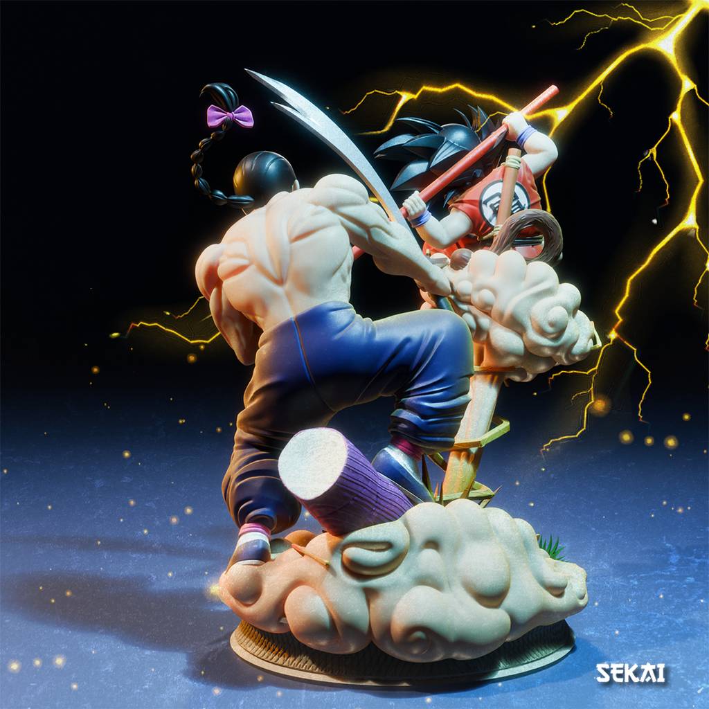 图片[3]-Sekai 龙珠 悟空对战桃白白-P站图纸收藏馆