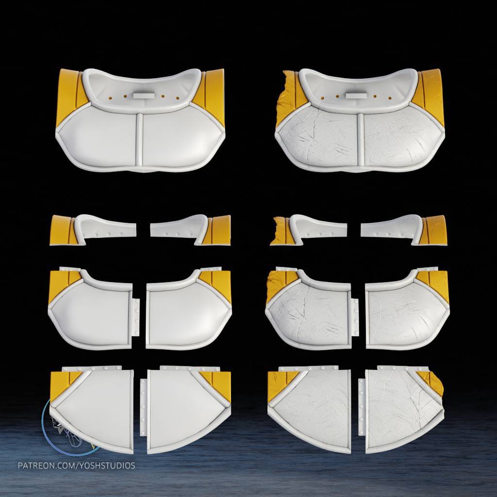 图片[3]-Yosh 龙珠 赛亚人的护甲-P站图纸收藏馆