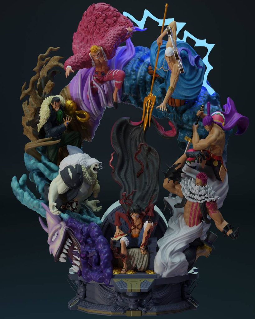 海贼王 路飞和他的伙伴-P站图纸收藏馆