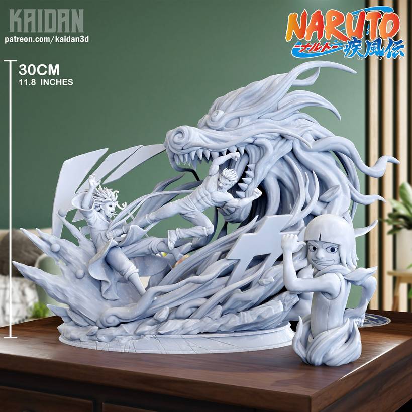 图片[2]-Kaidan 火影忍者 宇智波斑对战迈特凯-P站图纸收藏馆