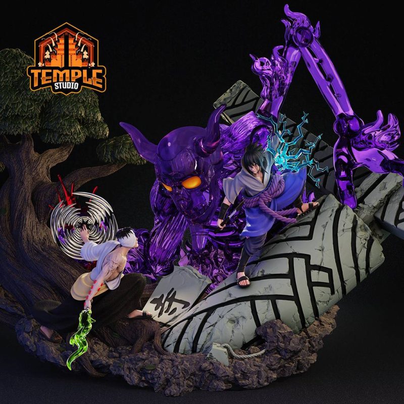 火影忍者 兜对战佐助-P站图纸收藏馆