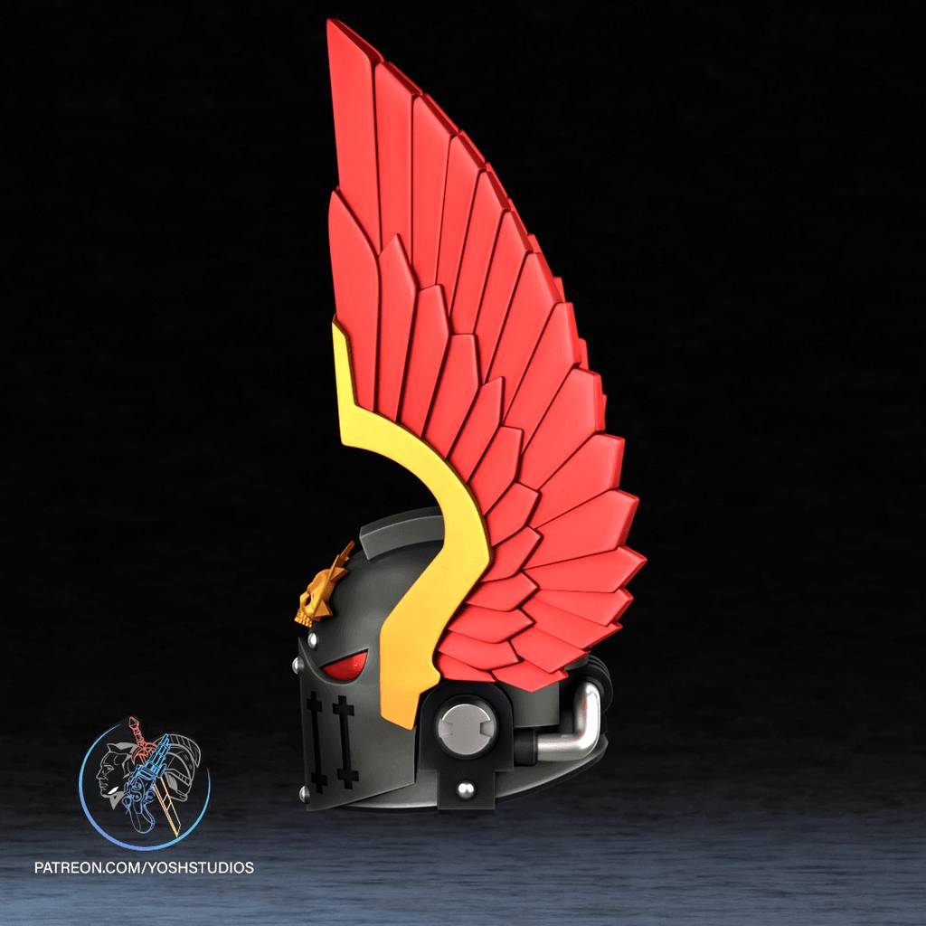 图片[2]-Yosh 战锤40k 莱昂艾尔庄森头盔-P站图纸收藏馆