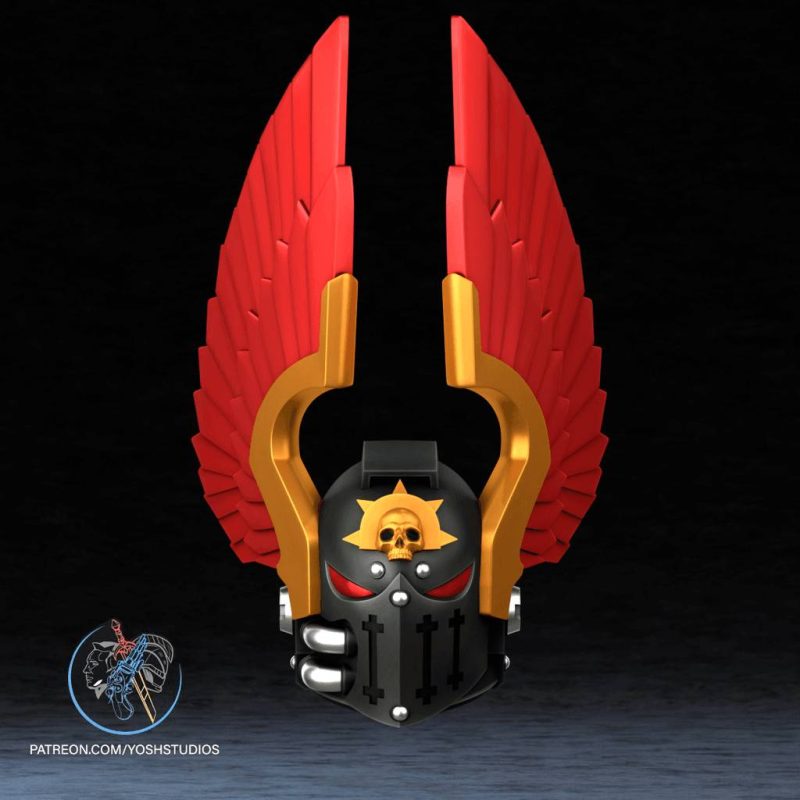 Yosh 战锤40k 莱昂艾尔庄森头盔-P站图纸收藏馆