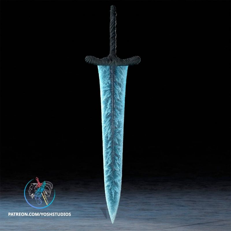 Yosh 艾尔登法环王之暗月大剑-P站图纸收藏馆