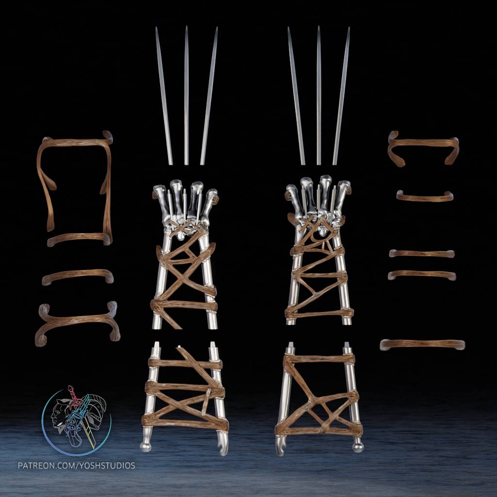 图片[3]-Yosh 金刚狼钢爪-P站图纸收藏馆