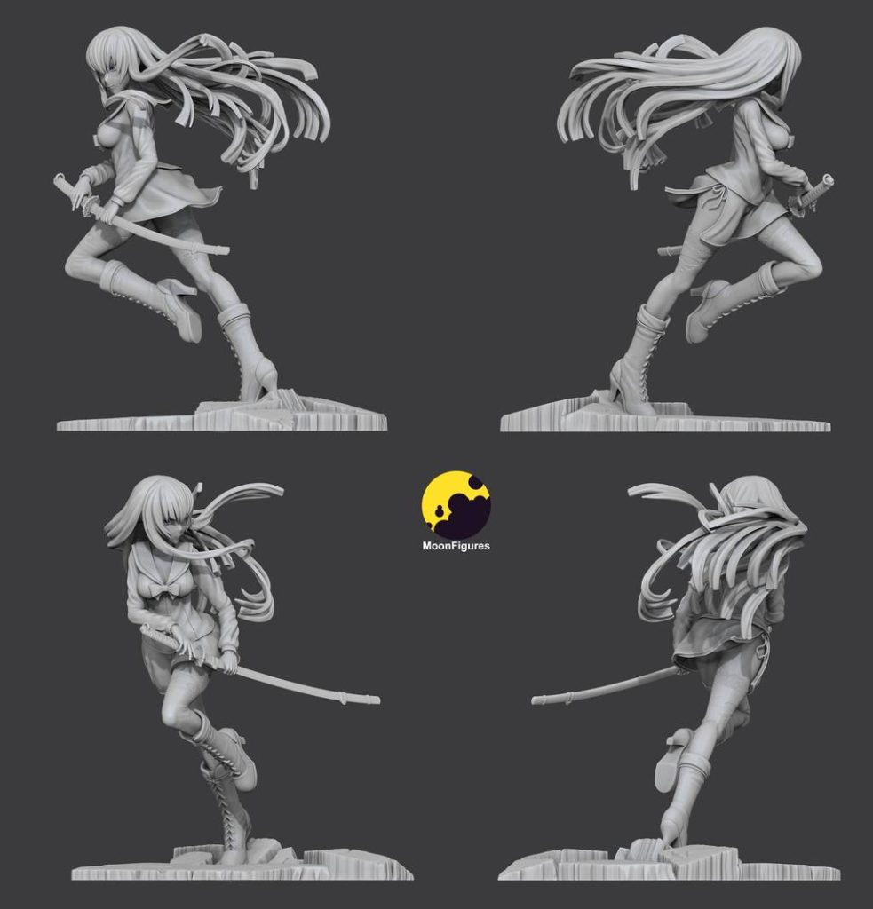 图片[2]-Moon Figures 学园默示录 毒岛冴子-P站图纸收藏馆