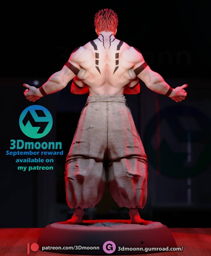 图片[2]-3Dmoonn 咒术回战 两面宿傩-P站图纸收藏馆