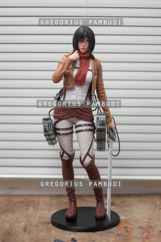 GPL 进击的巨人 三笠·阿克曼-P站图纸收藏馆