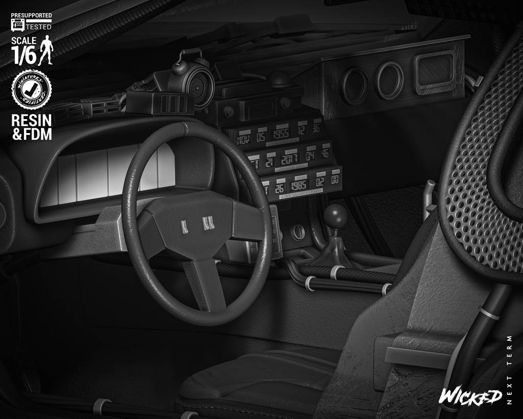 图片[3]-3DWicked 回到未来 DMC-12跑车-P站图纸收藏馆