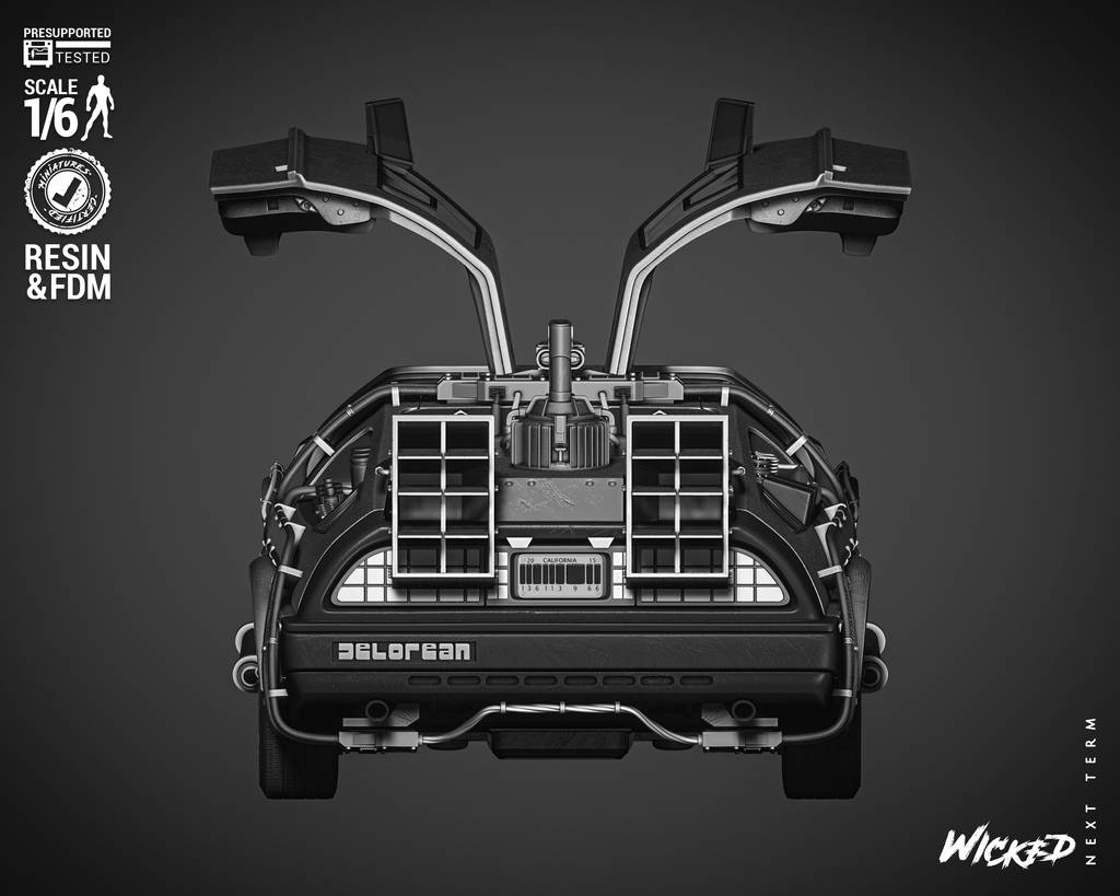 图片[4]-3DWicked 回到未来 DMC-12跑车-P站图纸收藏馆