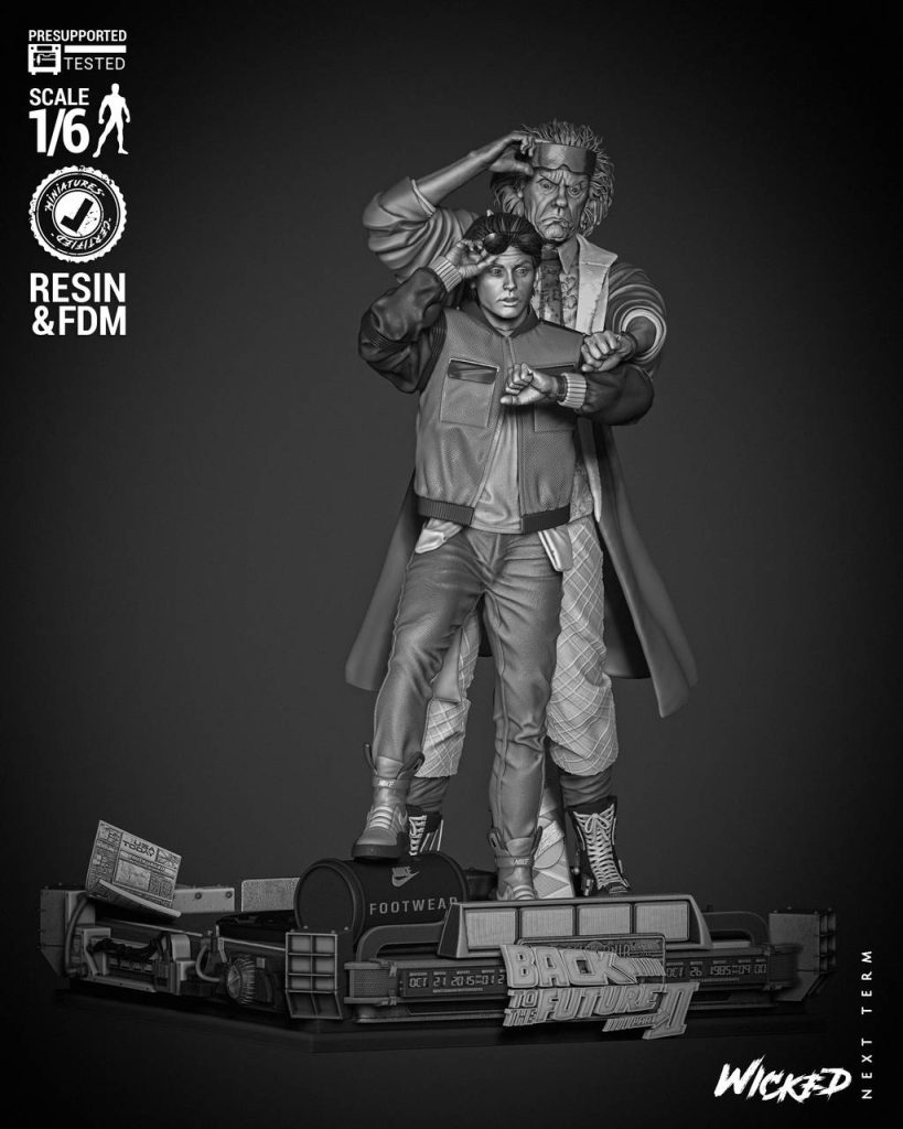 3DWicked 回到未来-P站图纸收藏馆