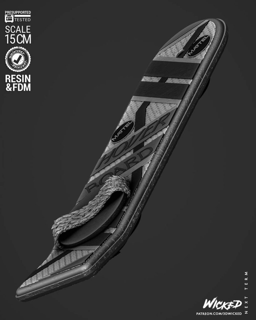 图片[2]-3DWicked 回到未来 悬浮滑板-P站图纸收藏馆