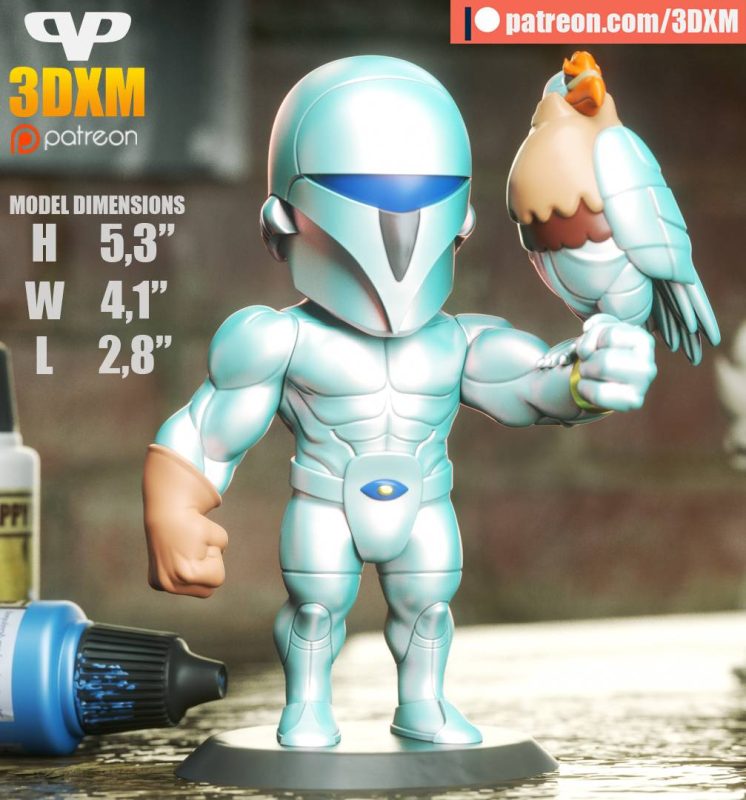 Chibi STL 漫威 快银-P站图纸收藏馆