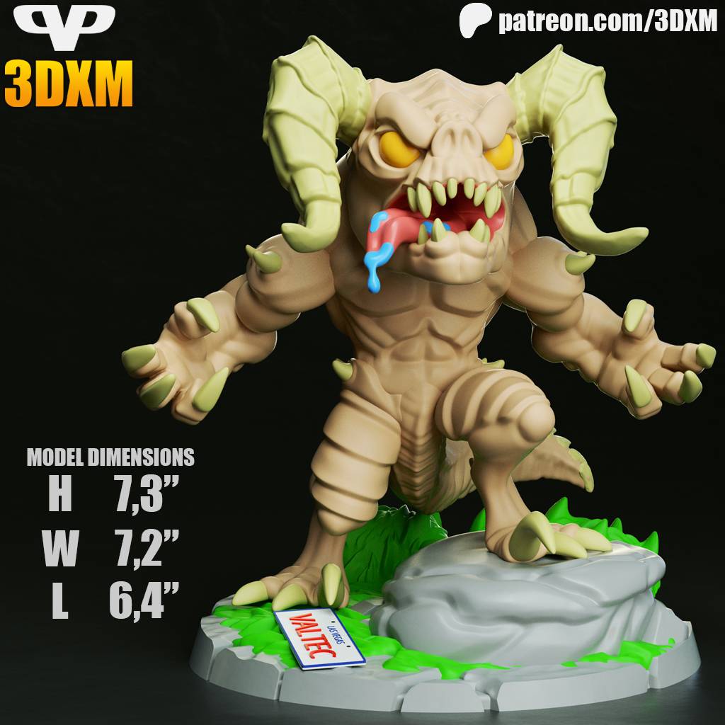 Chibi STL 辐射 死亡爪-P站图纸收藏馆