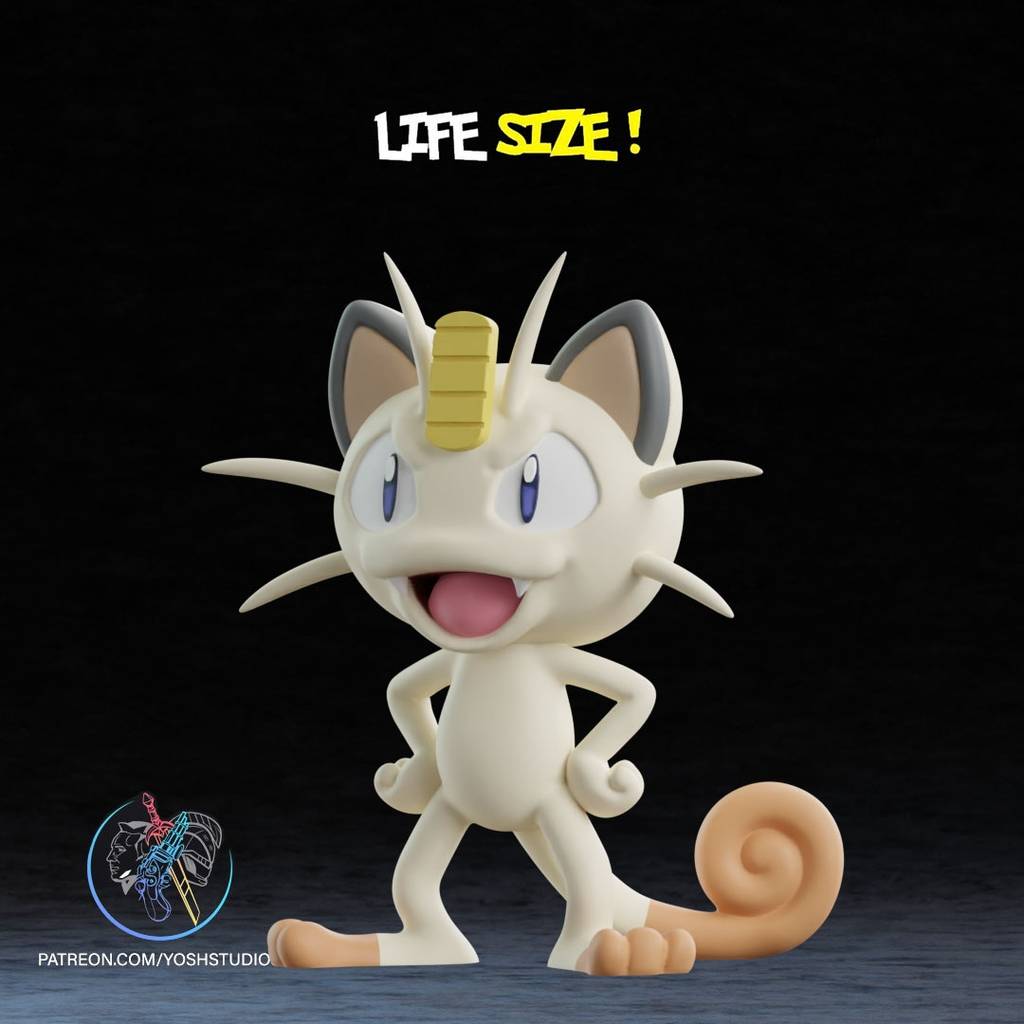 Yosh 精灵宝可梦 喵喵-P站图纸收藏馆