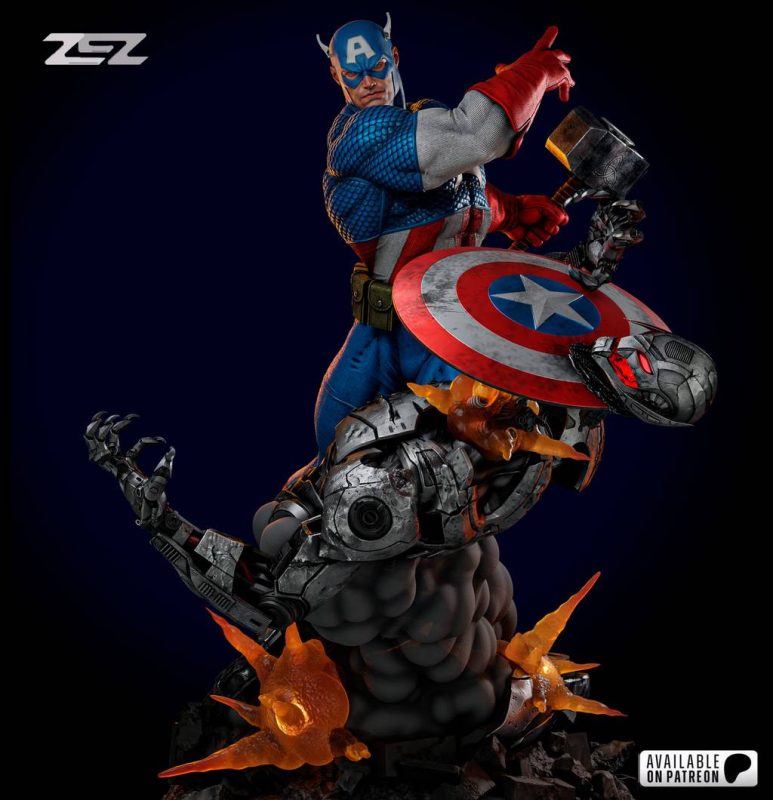 ZEZ STUDIOS 漫威 美国队长-P站图纸收藏馆