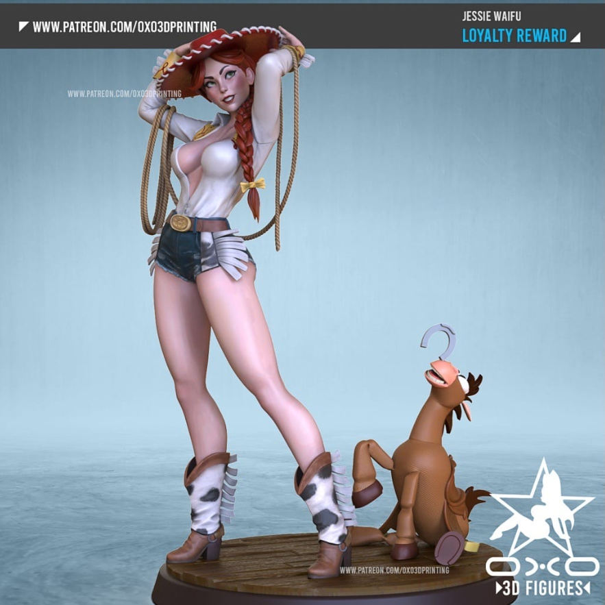 OXO3D 玩具总动员 翠丝-P站图纸收藏馆