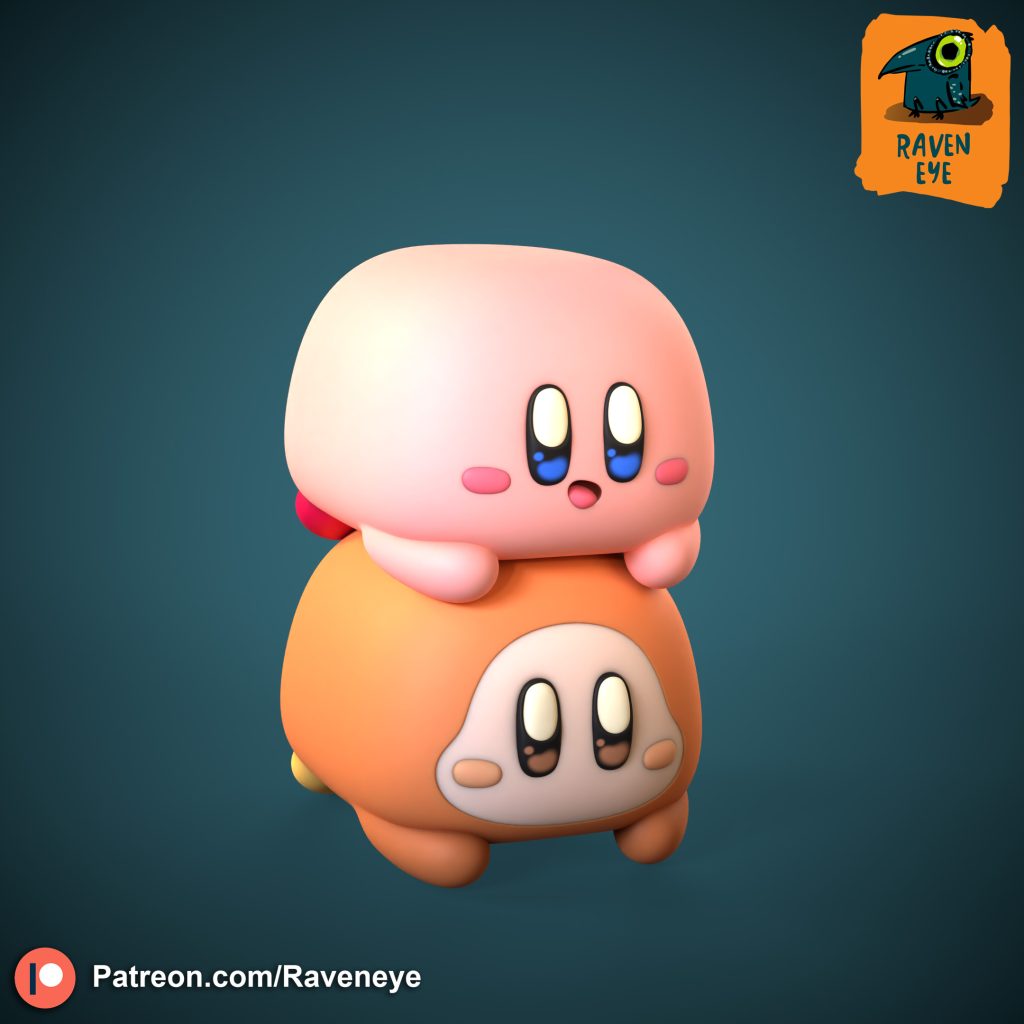 Raven Eye 星之卡比 卡比和瓦豆鲁迪-P站图纸收藏馆