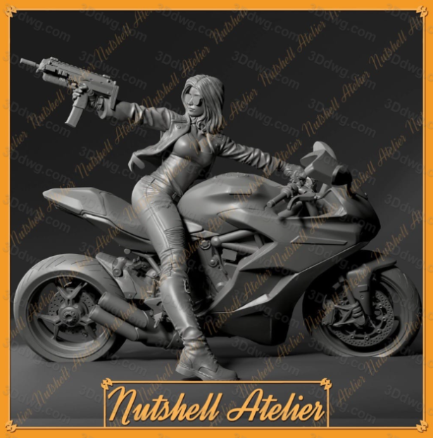 Nutshell Atelier 女骑手-P站图纸收藏馆