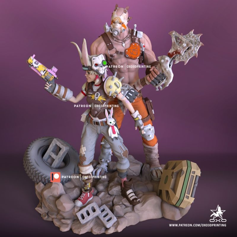 OXO3D 无主之地 缇娜-P站图纸收藏馆