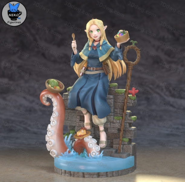 Neko 迷宫饭 玛露西尔-P站图纸收藏馆