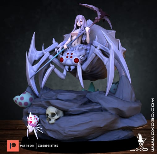 OXO3D 魔物娘的相伴日常 拉克瑞娜-P站图纸收藏馆