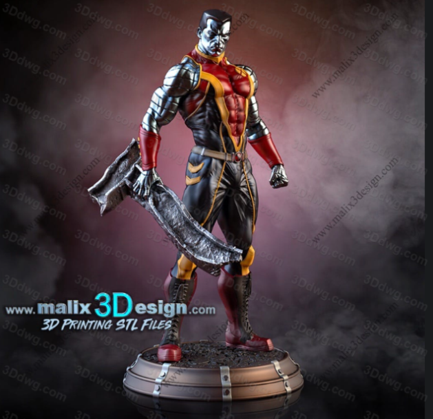 Sanix3d 漫威 钢力士-P站图纸收藏馆