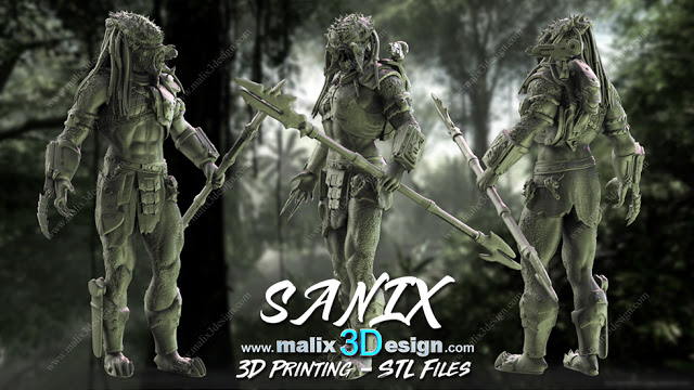 Sanix3d 铁血战士-P站图纸收藏馆