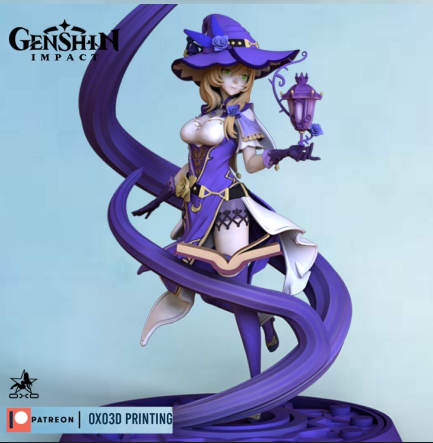 OXO3D 原神 丽莎·敏兹-P站图纸收藏馆