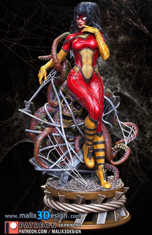 Sanix3d 漫威 蜘蛛女侠-P站图纸收藏馆