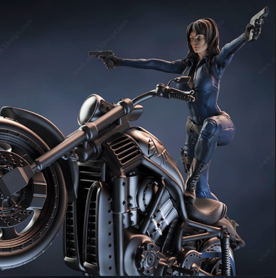 Sanix3d 漫威 神盾局特工 梅琳达·梅-P站图纸收藏馆