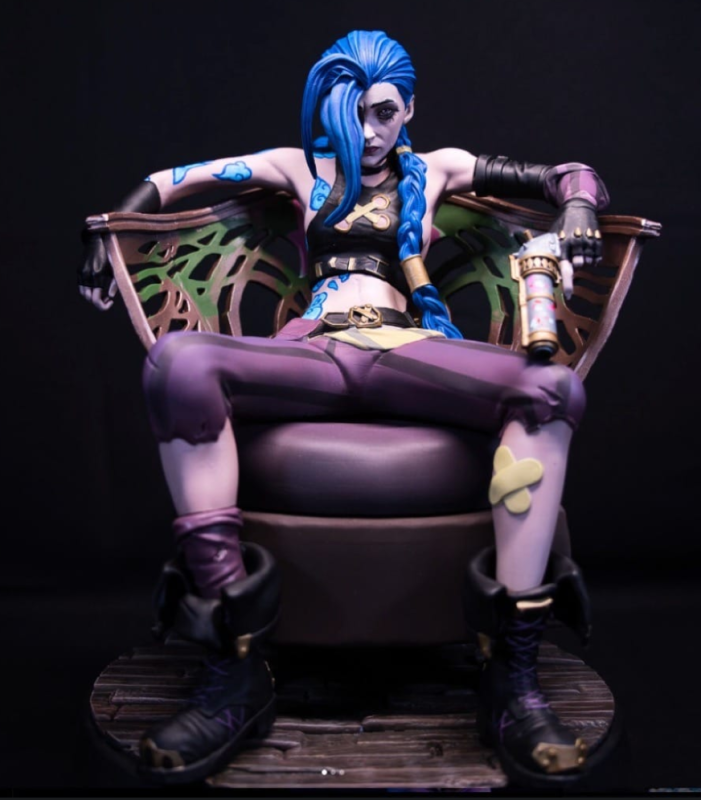 OXO3D 英雄联盟 双城之战金克丝-P站图纸收藏馆