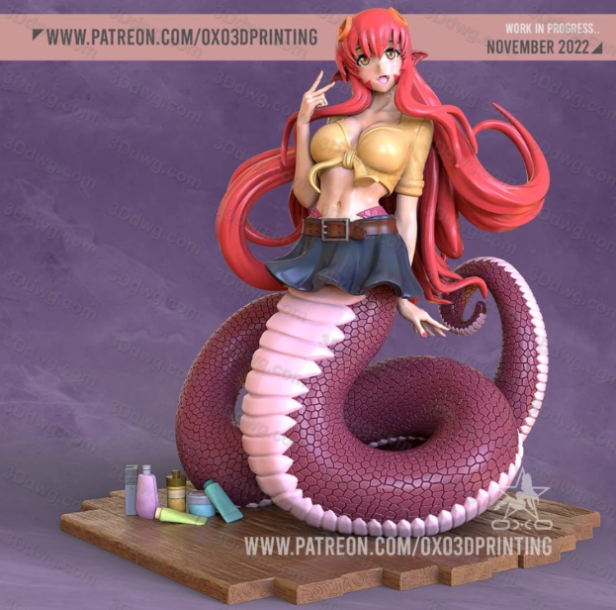 OXO3D 魔物娘的同居日常 米亚-P站图纸收藏馆