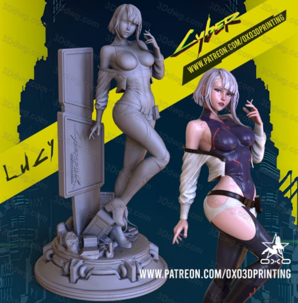 OXO3D 边缘行者 露西-P站图纸收藏馆