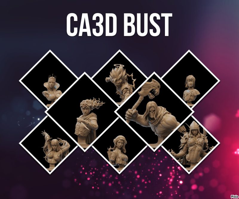 CA3D 24年5月半身像合集-P站图纸收藏馆