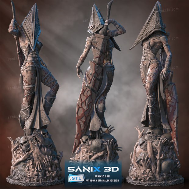 Sanix3d 寂静岭 三角头-P站图纸收藏馆