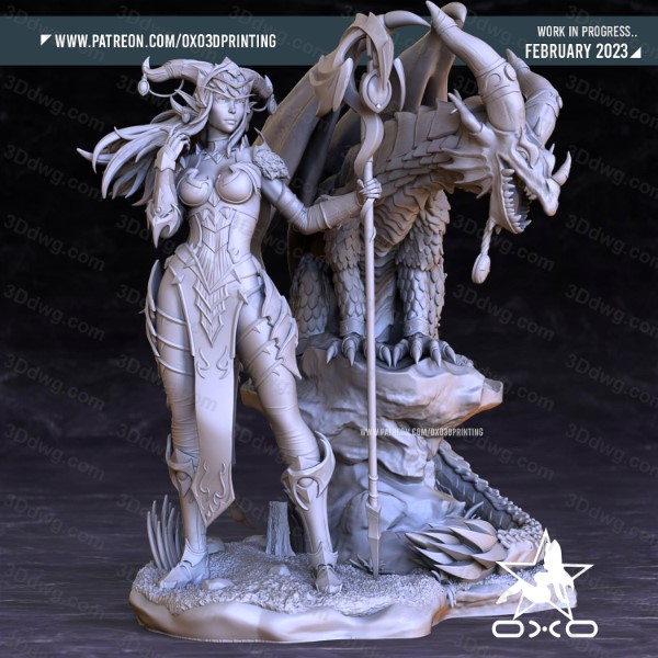 图片[2]-OXO3D 魔兽世界 阿莱克斯塔萨-P站图纸收藏馆