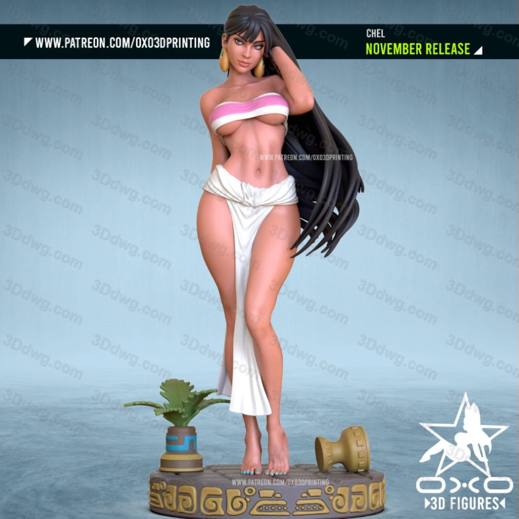 OXO3D 勇闯黄金城 秋儿-P站图纸收藏馆