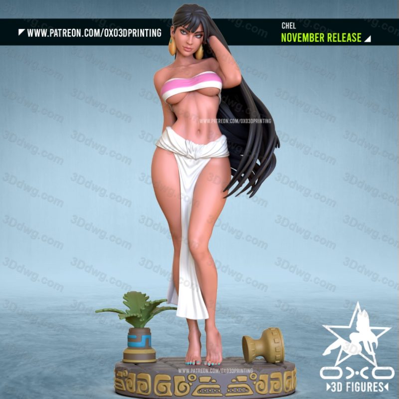 OXO3D 勇闯黄金城 秋儿-P站图纸收藏馆