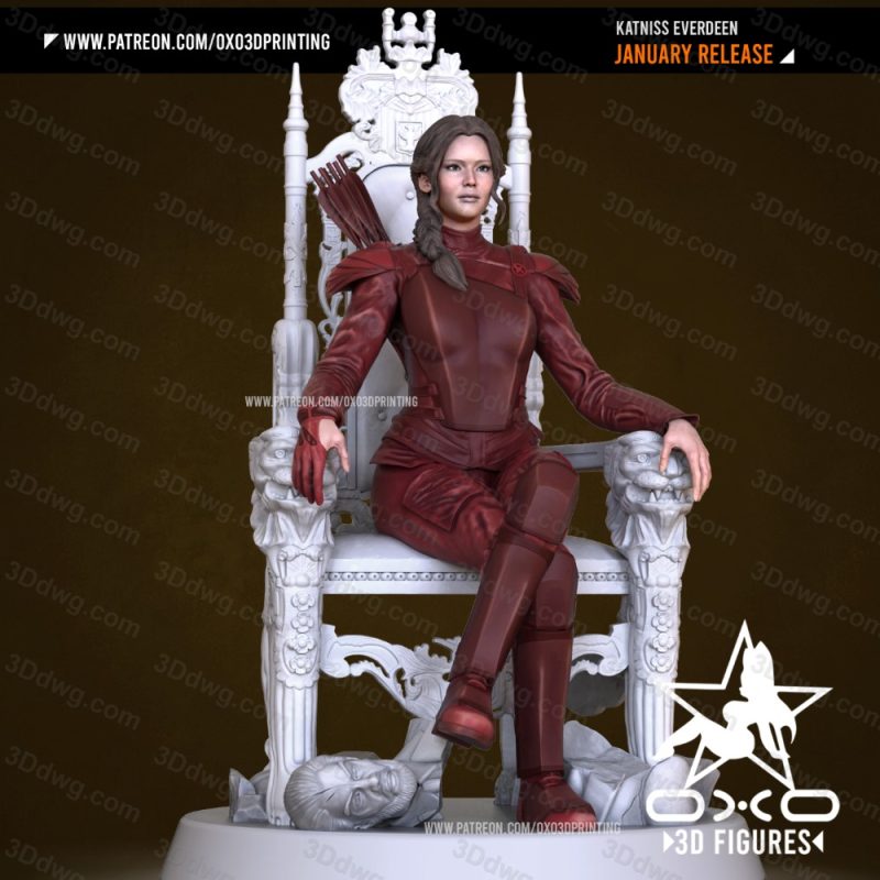 OXO3D 饥饿游戏 詹妮弗·劳伦斯-P站图纸收藏馆