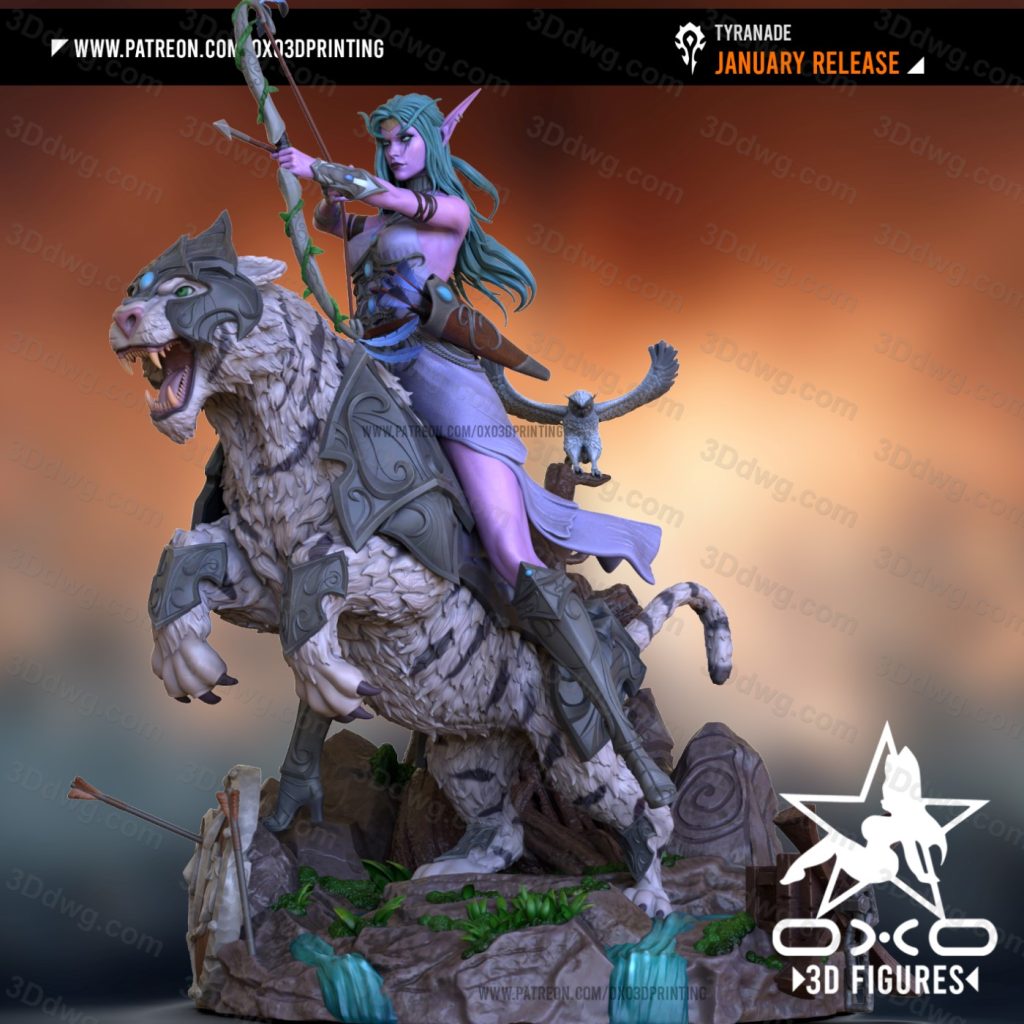 OXO3D 魔兽世界 泰兰德·语风-P站图纸收藏馆