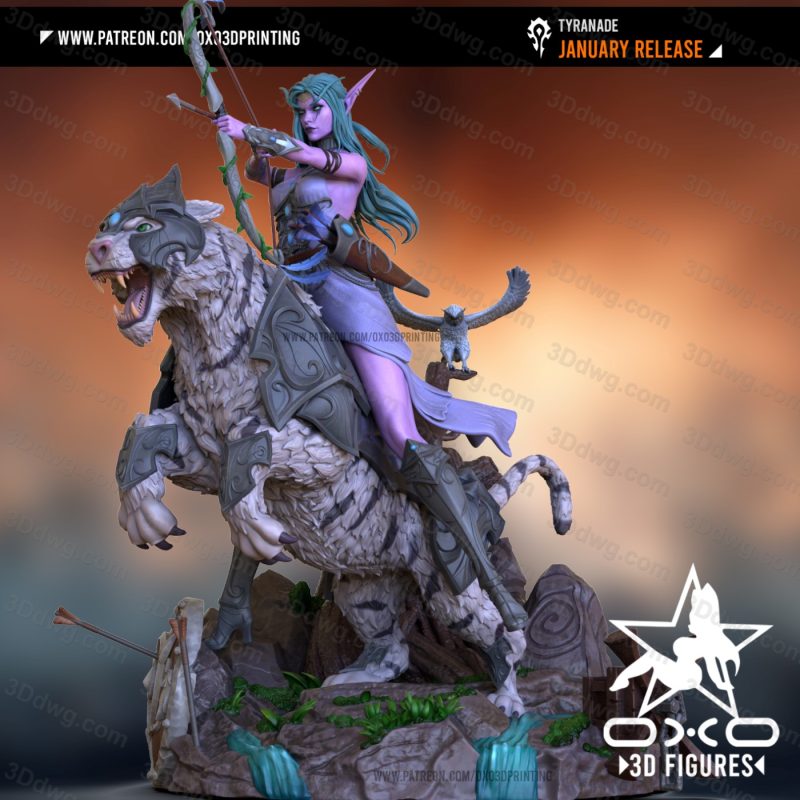 OXO3D 魔兽世界 泰兰德·语风-P站图纸收藏馆